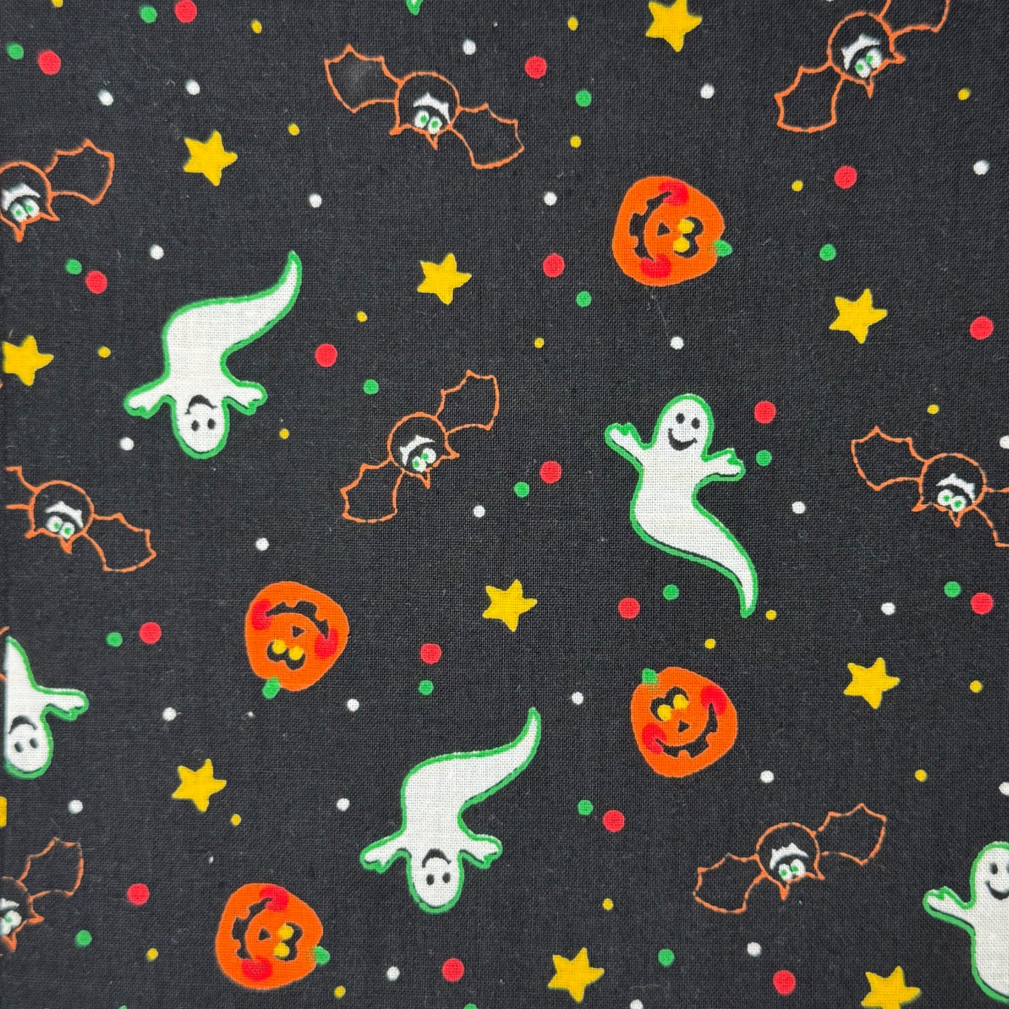 Ghosts, Bats & Pumpkins Cotton: 1.75 yds