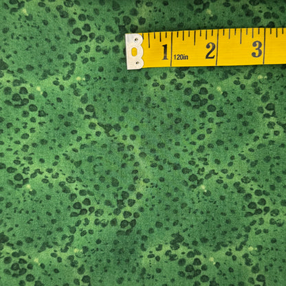 Green Bubbles Cotton: 1.5 yds