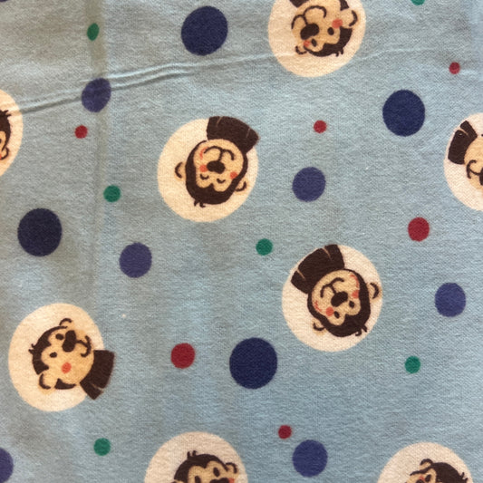 Monkey Business Flannel: 3 yds