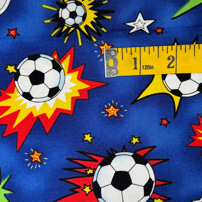Soccer Star Cotton: 1 yd
