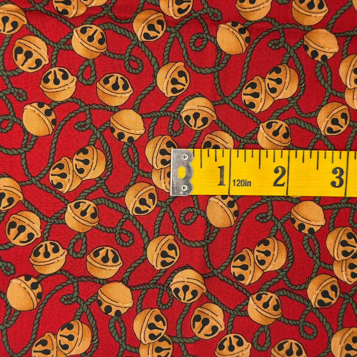 Hand Stitched Holiday Cotton: 1 yd