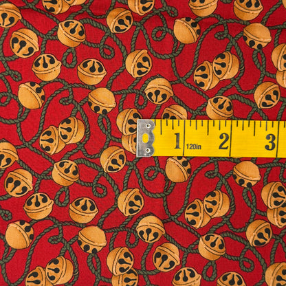 Hand Stitched Holiday Cotton: 1 yd