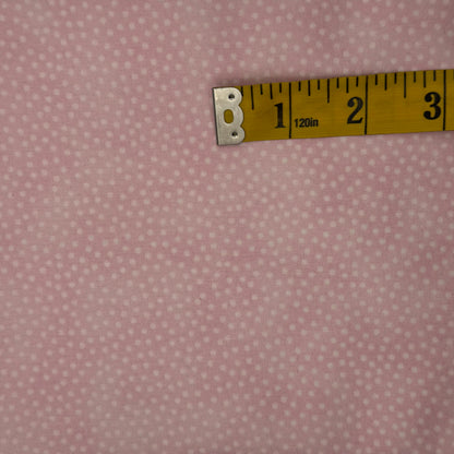 Tonal Pink With White Dots Cotton: 1.5 yds