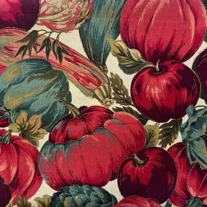 Red Fall Harvest Cotton: 3 yds