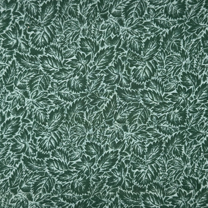 Two Tone Green Floral Cotton: 1 yd