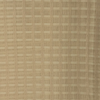 Sheer Ivory Woven Windowpane Check Cotton Blend: 1.5 yds