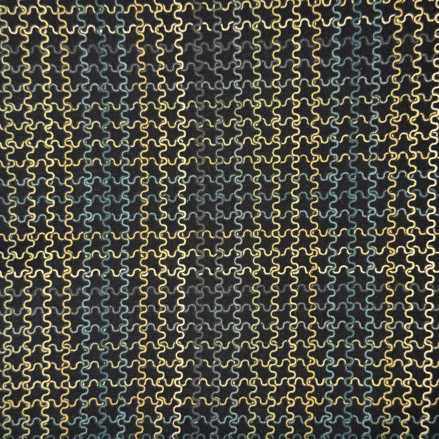 Squiggles Plaid Print Cotton: 2 yds