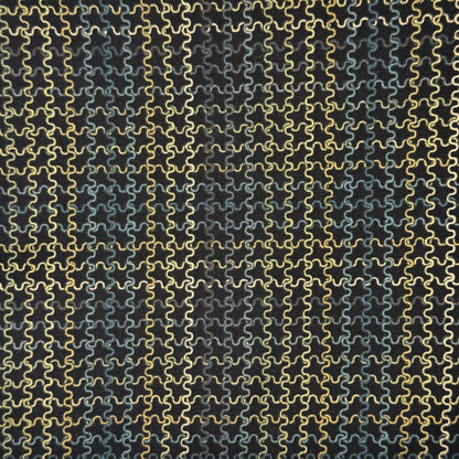 Squiggles Plaid Print Cotton: 2 yds