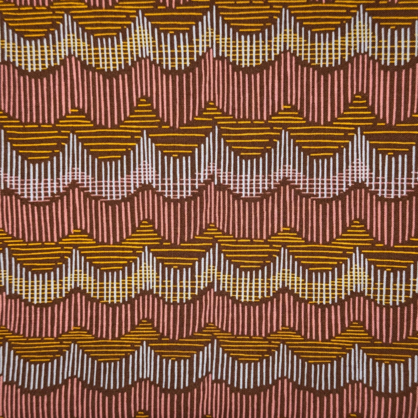 Sunset Waves Cotton: 3 yds