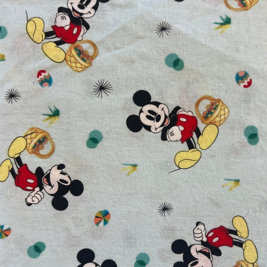 Mickey Easter Cotton Blend: 2.75 yds