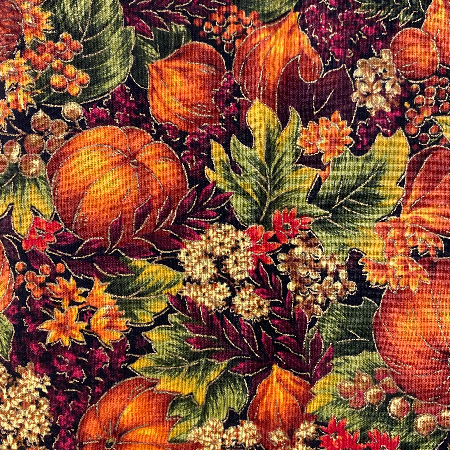 Fall Harvest Cotton: 1 yd
