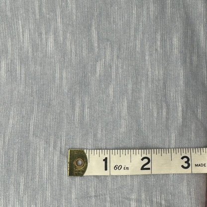Lightweight Gray/White Space Dye 2-Way Stretch Knit Cotton Blend: 2.5 yds