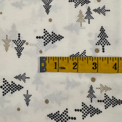 Pointillism Trees Cotton: 1 yd