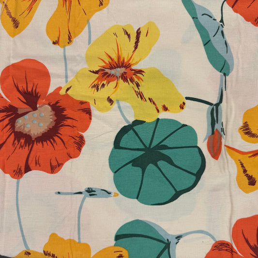 Bright Poppies Cotton Blend Home Decor: 5.5 yds