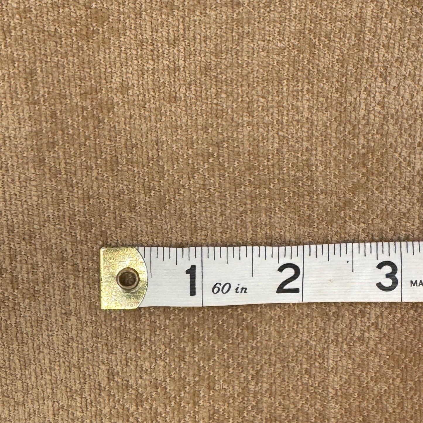 Tan Diamond Weave Chenille Home Decor Cotton Blend: 2 yds