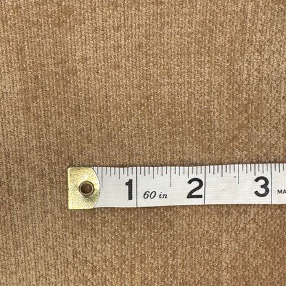 Tan Diamond Weave Chenille Home Decor Cotton Blend: 2 yds