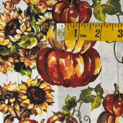 Autumn Scene Cotton Blend: 3.5 yds