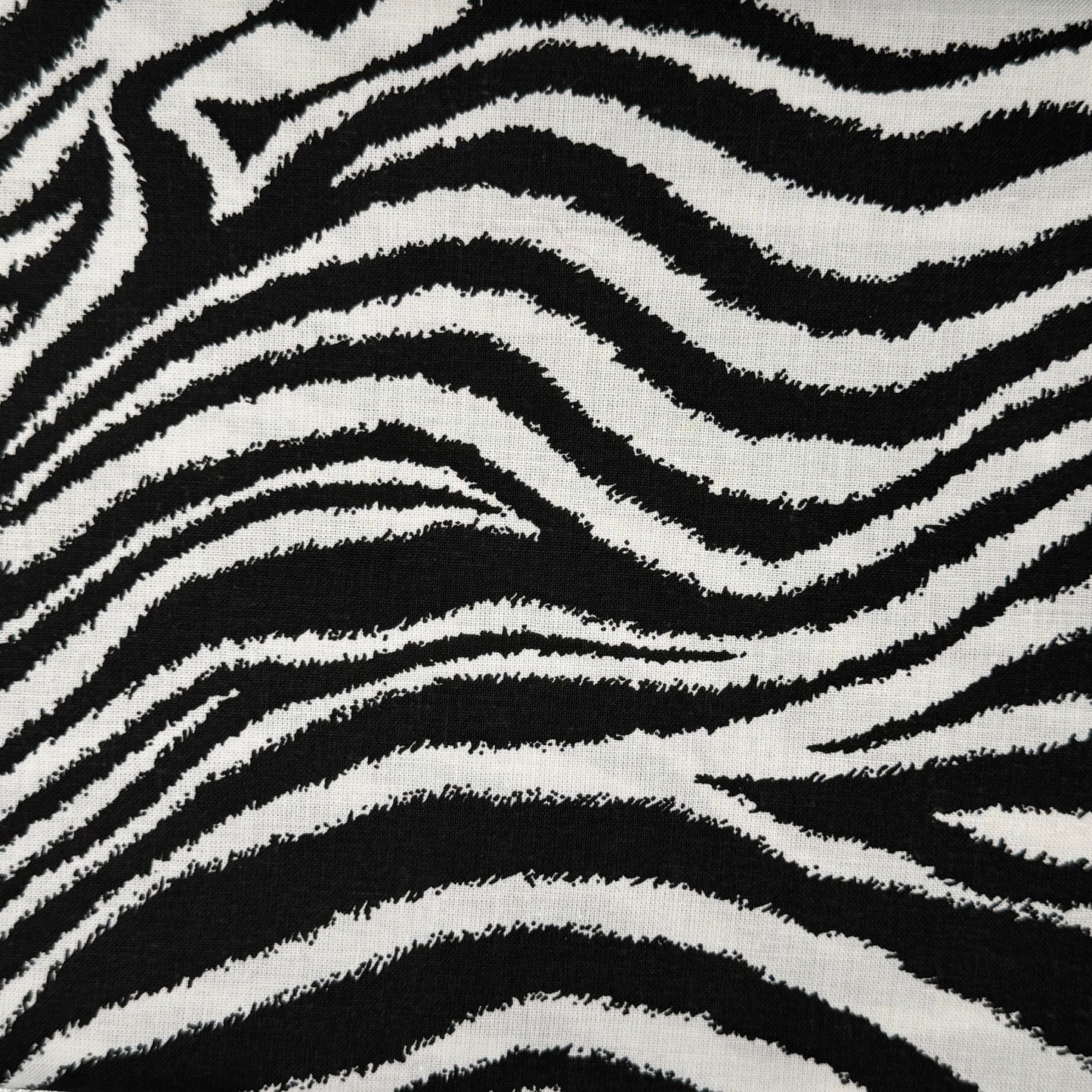Zebra Stripe Cotton Blend: 2 yds