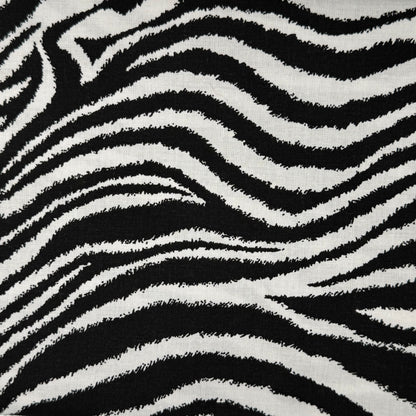 Zebra Stripe Cotton Blend: 2 yds