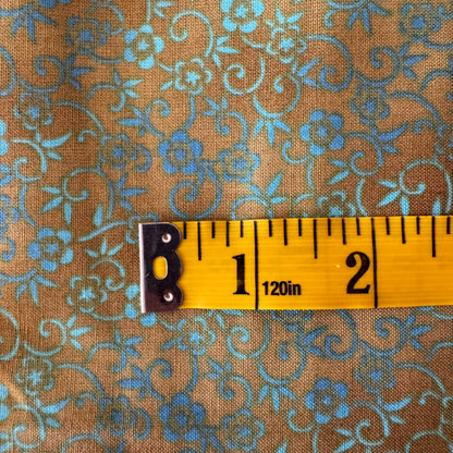 Climbing Floral Cotton: 1 yd