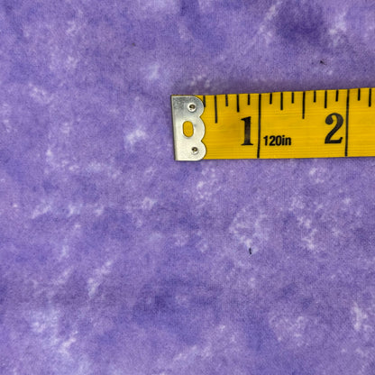 Light Purple Marbled Brushed Cotton Blend: 1.5 yds
