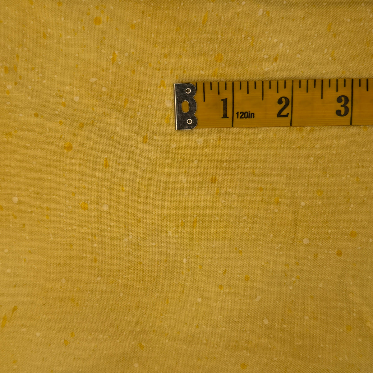 Speckled Butter Yellow Cotton: 2 yds
