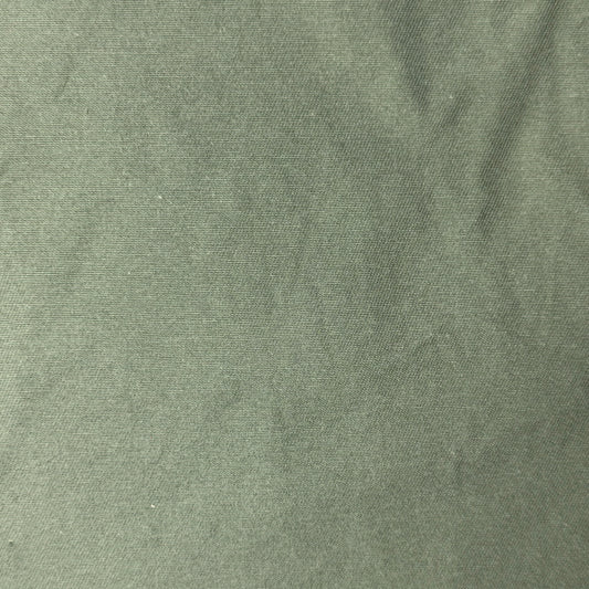 Dark Olive Cotton Canvas Blend: 2 yds