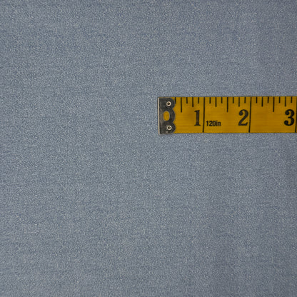 Light Blue Distressed Effect Cotton: 1 yd