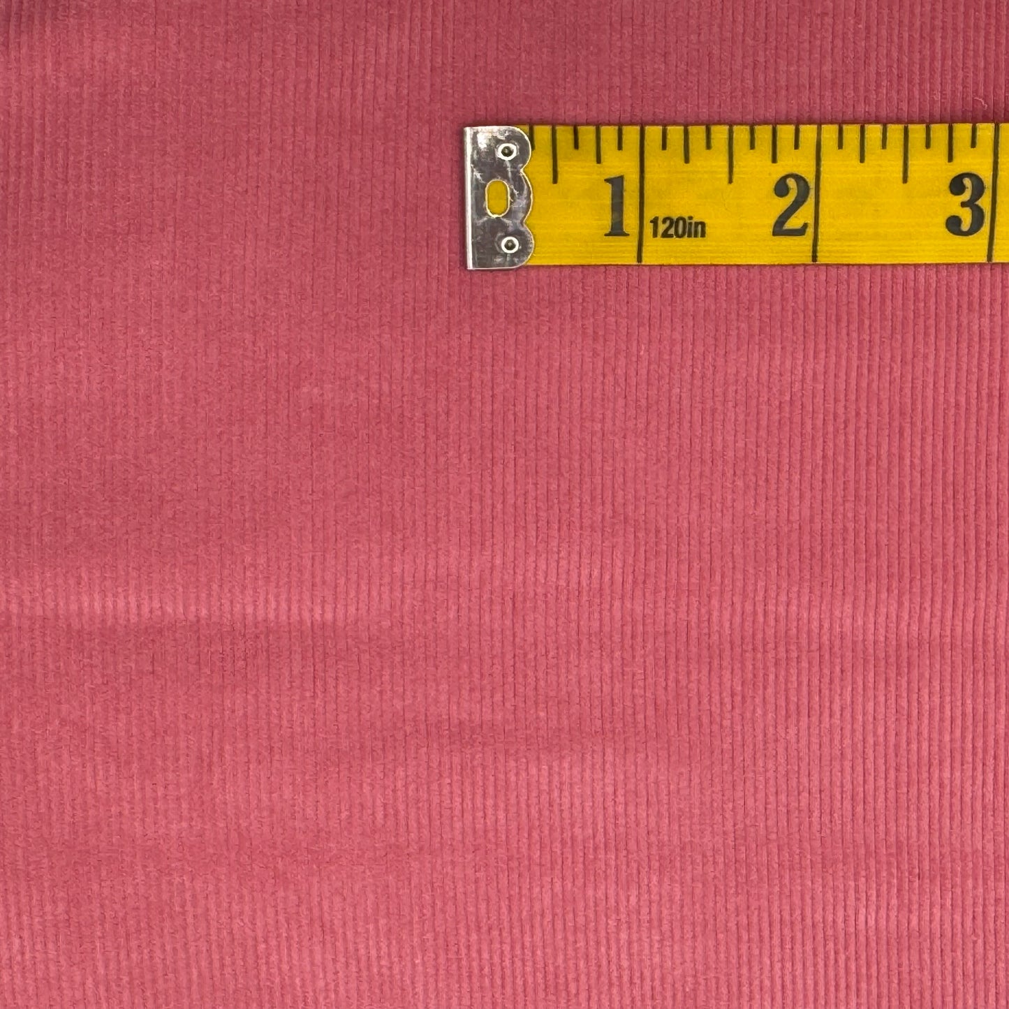Pink Corduroy: 1.25 yds
