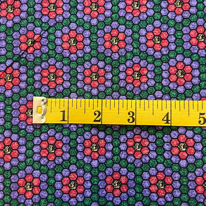 Floral Hexagons Cotton: 2 yds