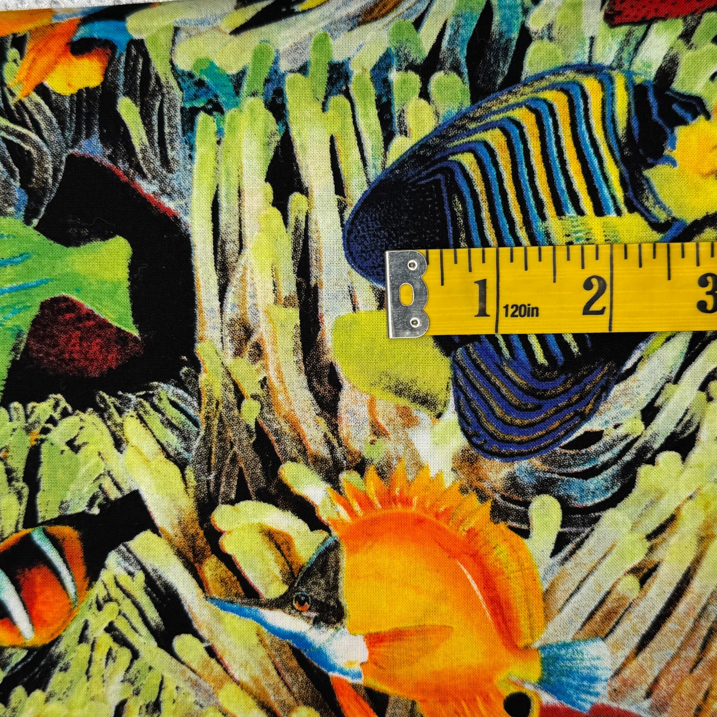 Tropical Fish Lightweight Cotton Blend: 3 yds