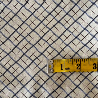Diamond Plaid Cotton: 1 yd