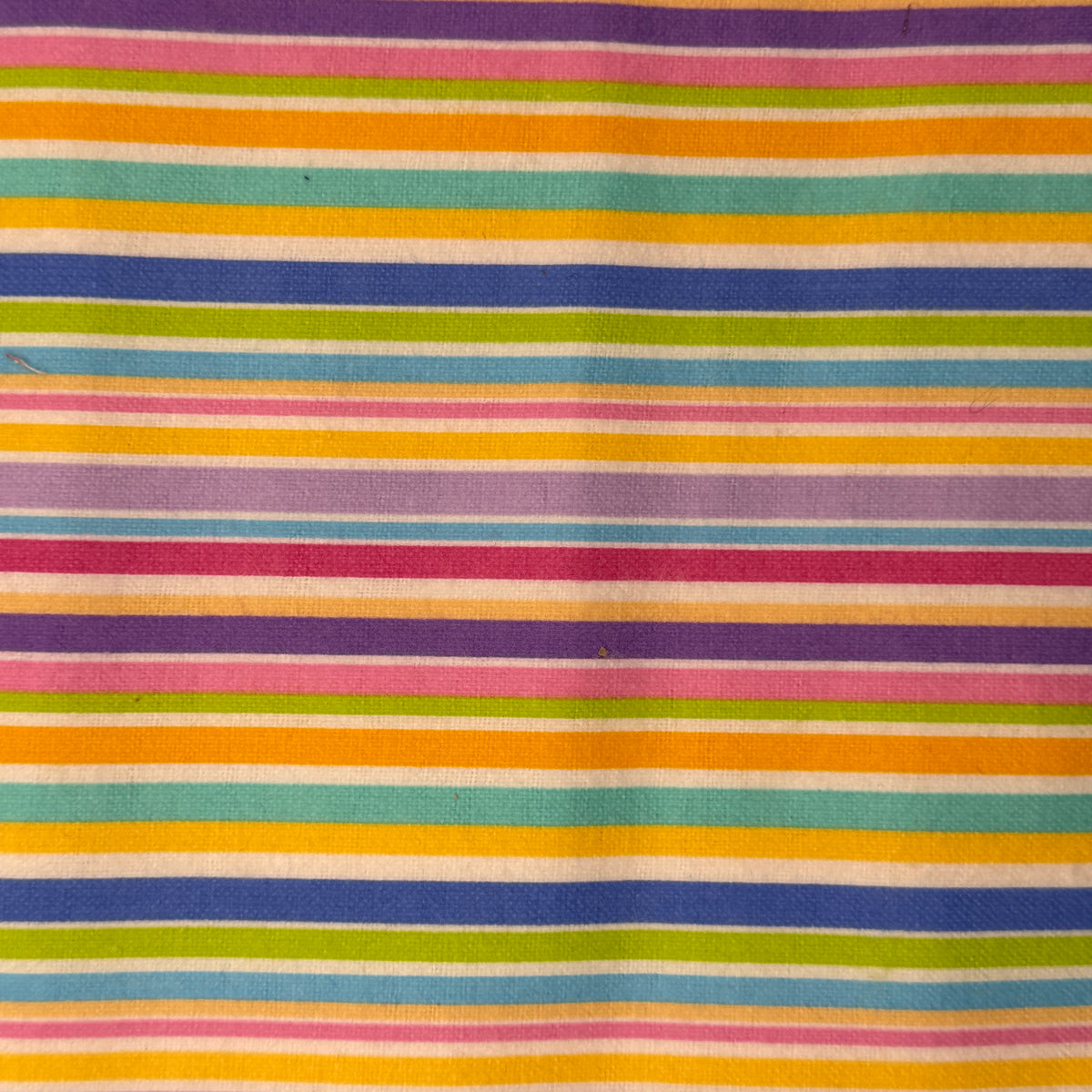 Rainbow Striped Flannel: 3 yds