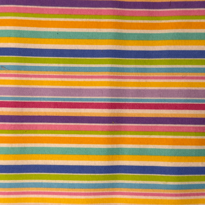 Rainbow Striped Flannel: 3 yds