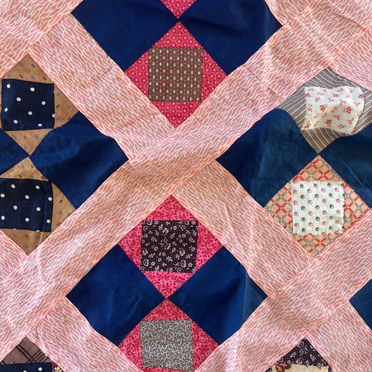 Lattice Squares Quilt Top