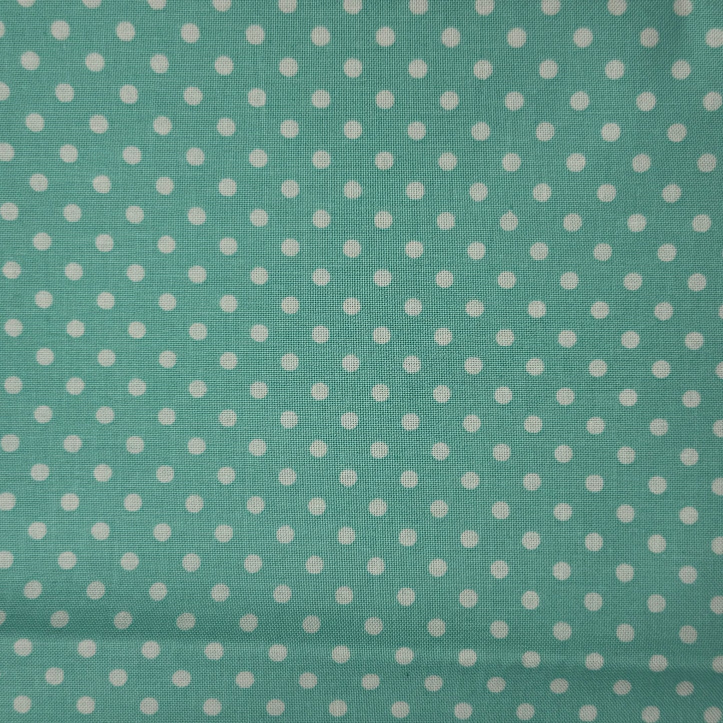 Aquamarine Dots Cotton: 1.25 yds