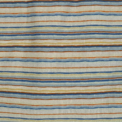 Multi-Color Stripes Lightweight Stretch Jersey: 2.5 yds