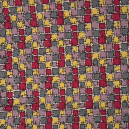 Patchwork Squares Cotton: 2 yds