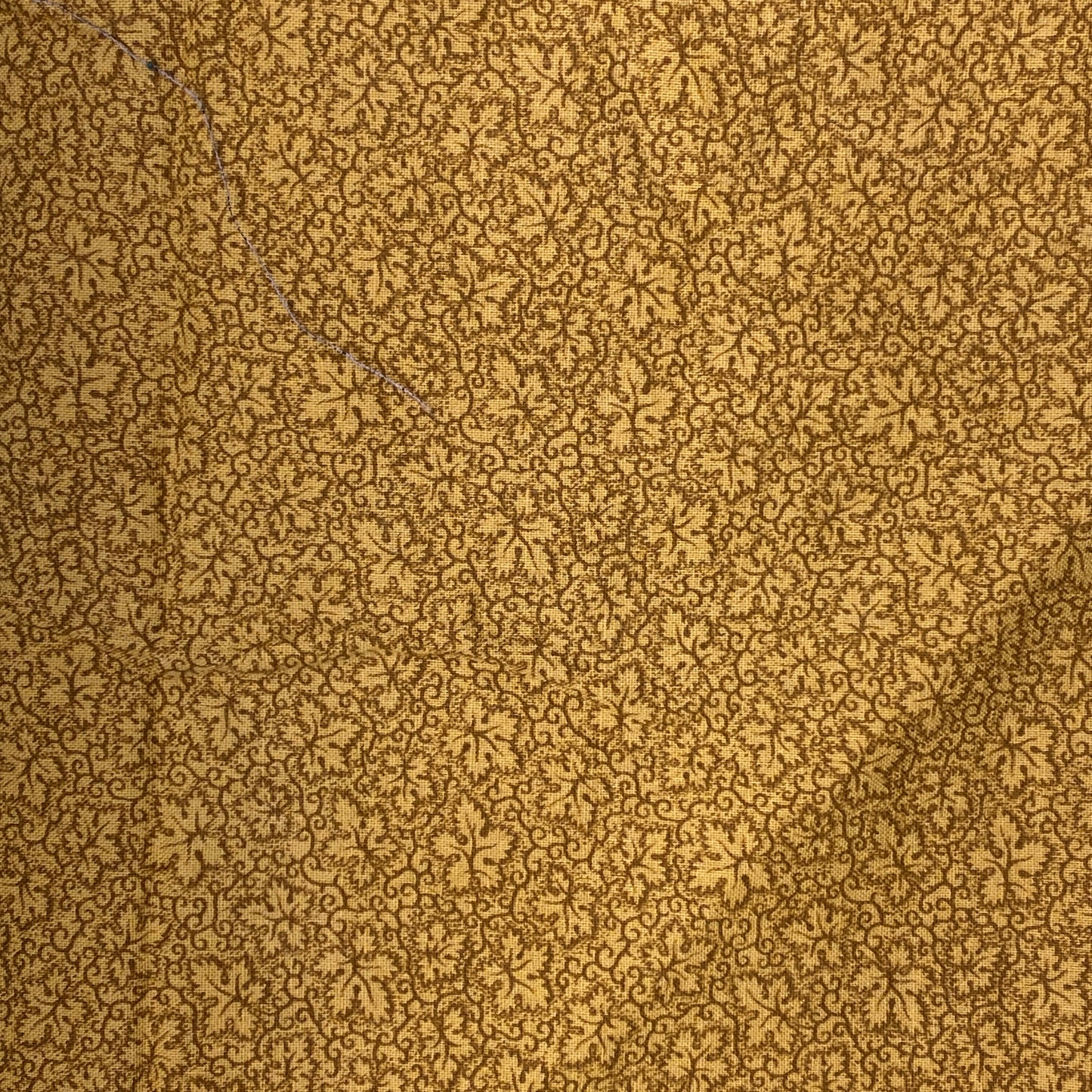 Caramel Leaves Cotton: 1.5 yds