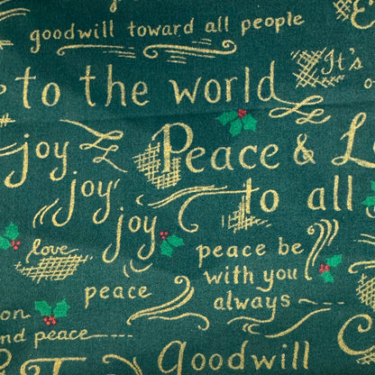 Joy to the World Cotton Blend: 1 yd
