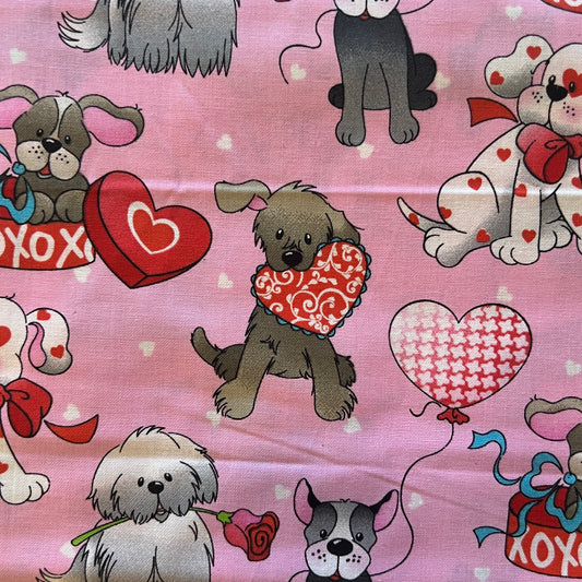 Puppy Love Cotton: 1.5 yds