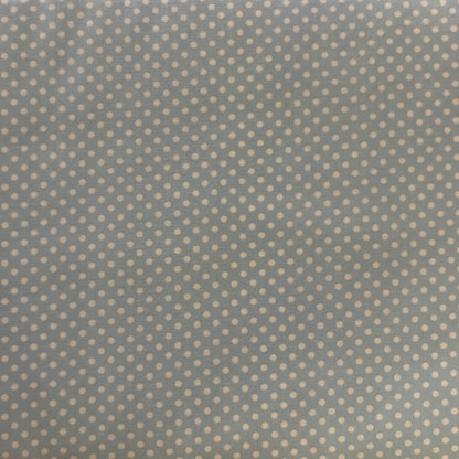 Light Blue Polka Dots Cotton: 3 yds