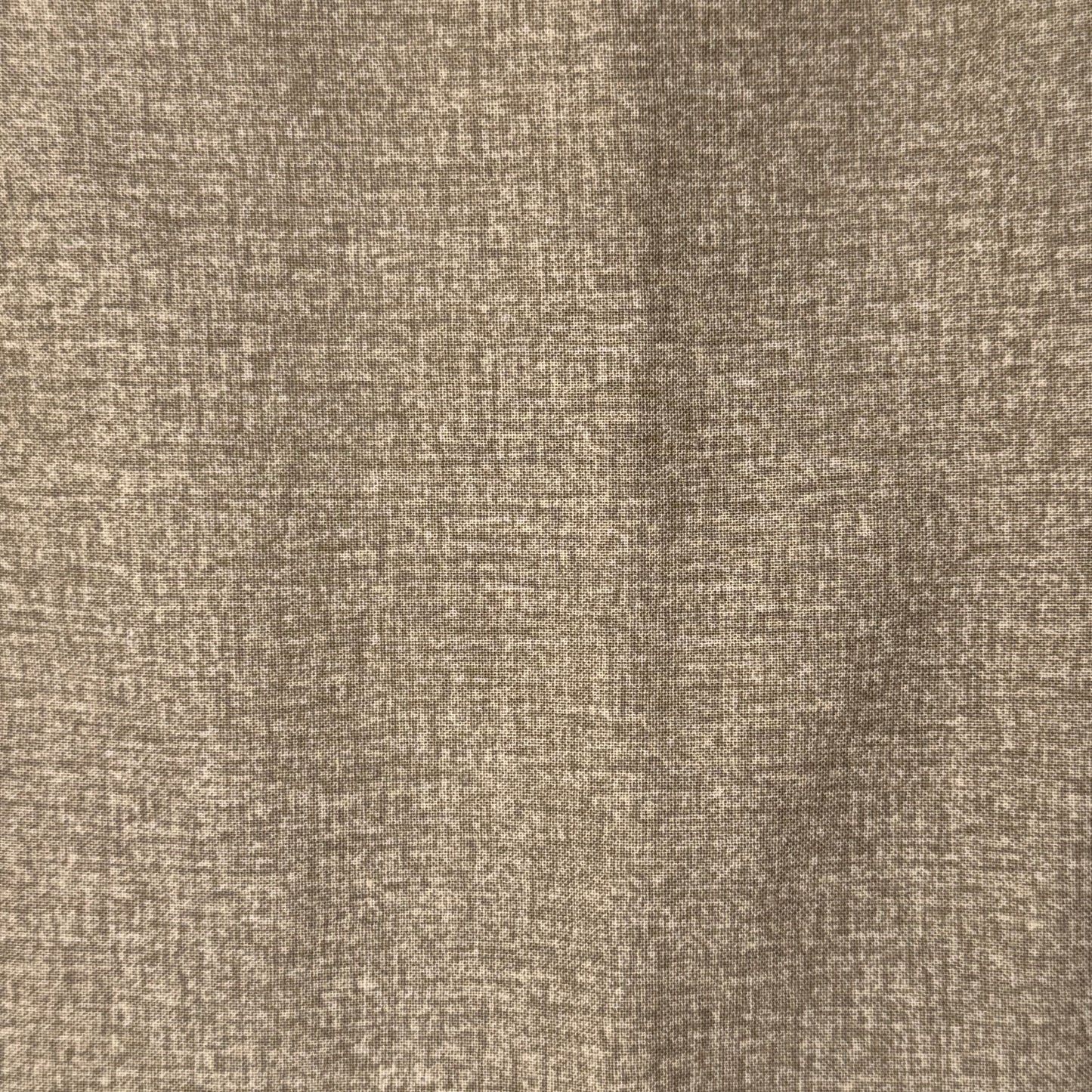 Tan 'Linen-Esque' Print Cotton: 3 yds