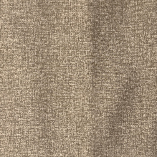 Tan 'Linen-Esque' Print Cotton: 3 yds