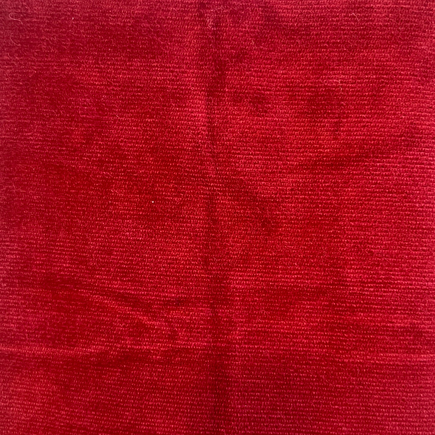 Red Corduroy: 1 yd