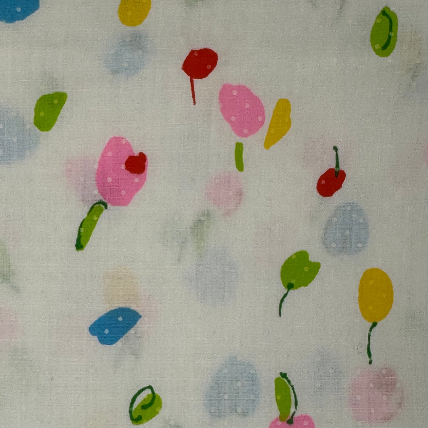 Abstract Floral Cotton Blend: 2 yds