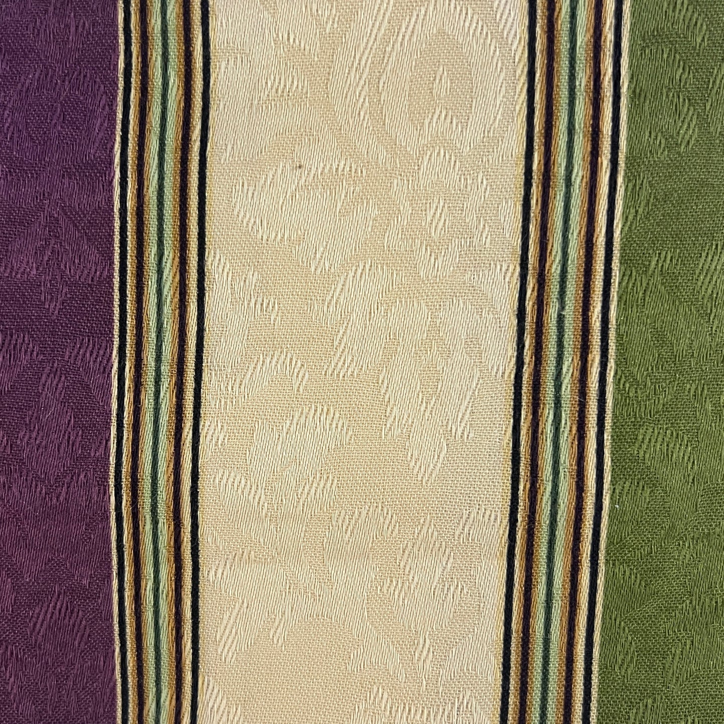 Green & Purple Home Decor: 1.5 yds