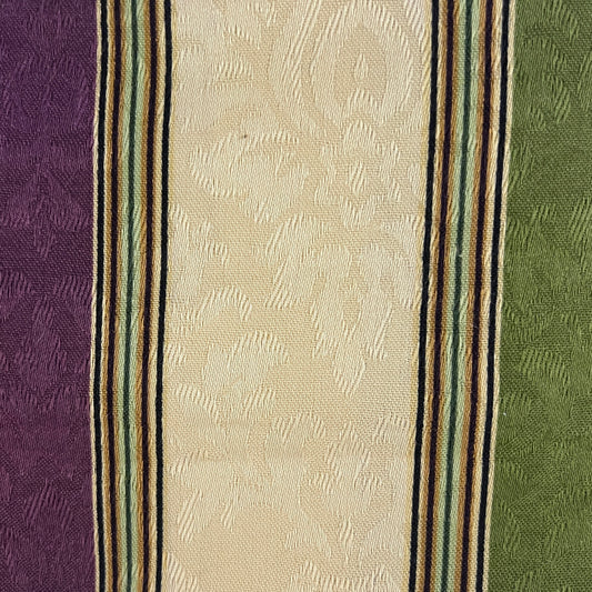 Green & Purple Home Decor: 1.5 yds