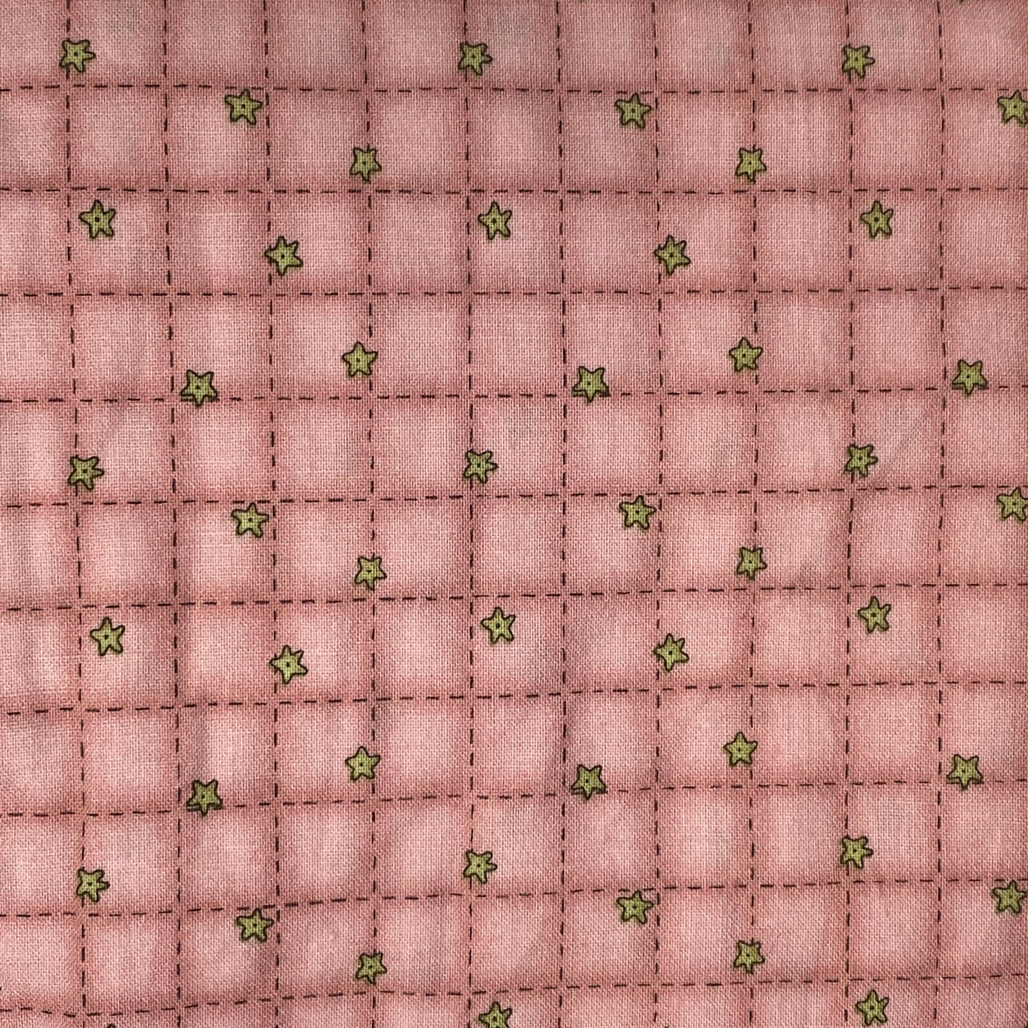 Pink Squares & Stars Cotton 2.5 yds