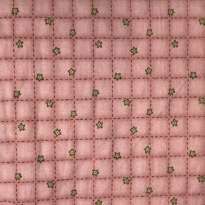 Pink Squares & Stars Cotton 2.5 yds